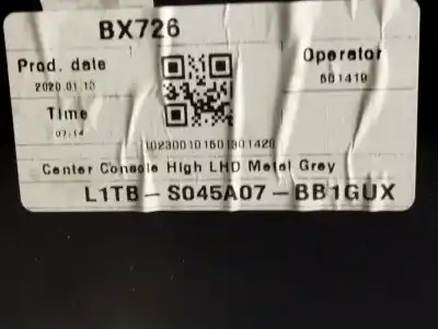 Pezzo di ricambio per auto di seconda mano bracciolo centrale per ford puma hybrid titanium riferimenti oem iam s045a07  