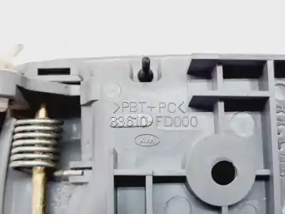 Second-hand car spare part interior left rear handle for kia rio (bc) a3d oem iam references 83610fd000  