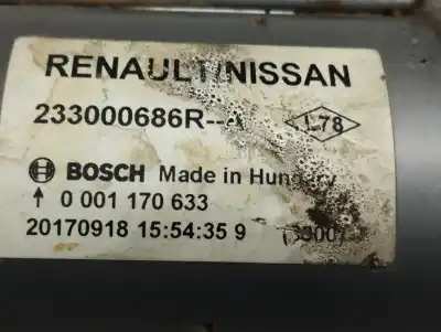 Peça sobressalente para automóvel em segunda mão motor de arranque por renault kadjar (ha_, hl_) 1.6 dci 130 referências oem iam 233000686r