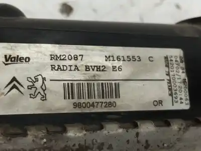 Peça sobressalente para automóvel em segunda mão radiador de água por citroen c4 ii (nc_) 1.6 bluehdi 100 referências oem iam 9800477280