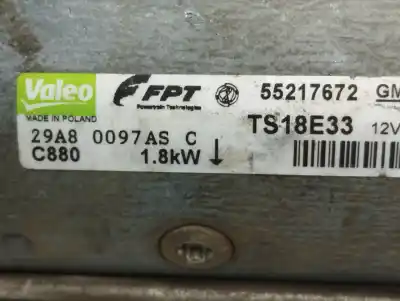 Peça sobressalente para automóvel em segunda mão motor de arranque por opel corsa d s-d pd11 referências oem iam ts18e33  