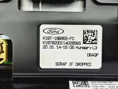 Second-hand car spare part multifunction display for ford puma hybrid titanium oem iam references k1bt18b955fc  