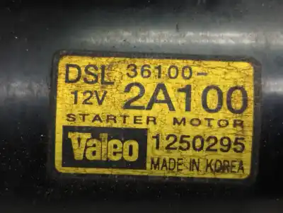 Peça sobressalente para automóvel em segunda mão motor de arranque por kia ceed ed referências oem iam 361002a100  