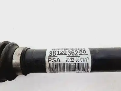 Piesă de schimb auto la mâna a doua transmisie fatã stânga pentru citroen celysée exclusive referințe oem iam 9812036280