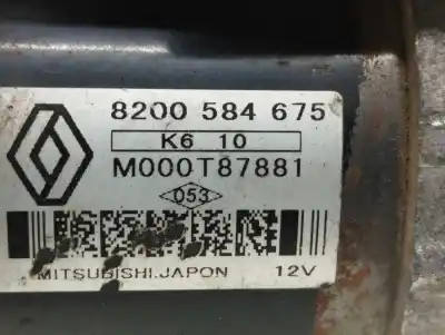 Second-hand car spare part starter motor for dacia logan ambiance oem iam references 8200584675  