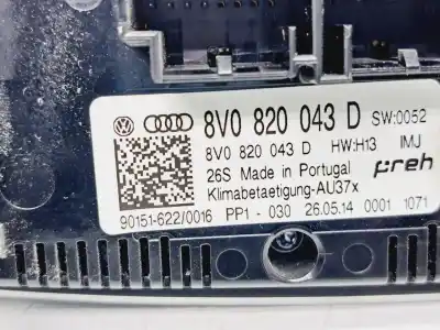 Автозапчасти б/у климат-контроль за audi a3 (8v1) crk ссылки oem iam 8v0820043d  
