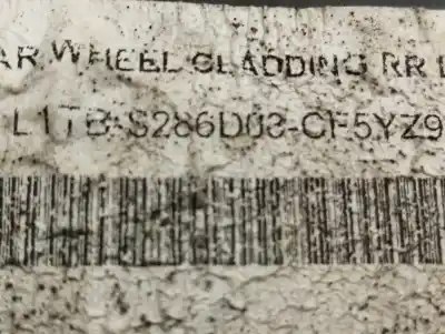 Peça sobressalente para automóvel em segunda mão aba do guarda-lamas traseiro direito por ford puma hybrid titanium referências oem iam l1tb-s286d  