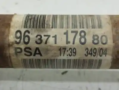 Peça sobressalente para automóvel em segunda mão transmissão dianteira direita por citroen c4 berlina premier referências oem iam 9637117880