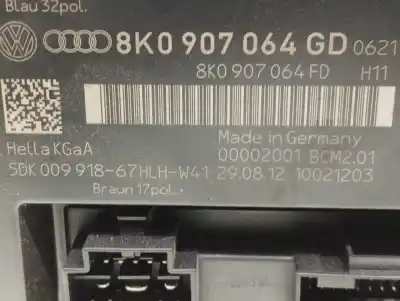 Second-hand car spare part electronic module for audi a5 (8t3) 3.0 tdi quattro oem iam references 8k0907064gd  