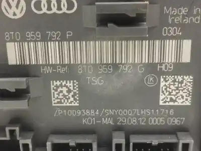 Second-hand car spare part electronic module for audi a5 (8t3) 3.0 tdi quattro oem iam references 8t0959792g  