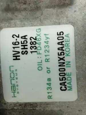 Peça sobressalente para automóvel em segunda mão compressor de ar condicionado a/a a/c por hyundai tucson (nx) klass 2wd referências oem iam 97701n7200