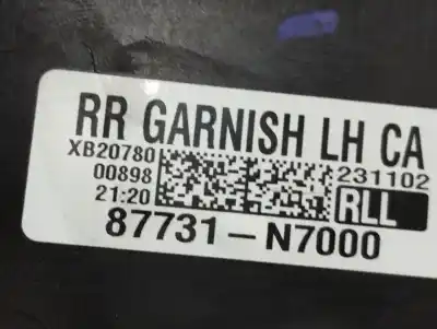 Peça sobressalente para automóvel em segunda mão moldagem por hyundai tucson (nx) klass 2wd referências oem iam 87731n7000