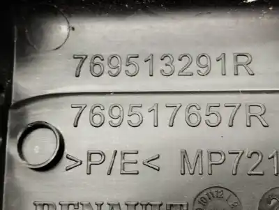 Second-hand car spare part decorative moulding for renault scenic iv black edition oem iam references 769513291r