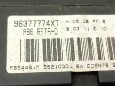Автозапчасти б/у климат-контроль за citroen c3 (2002->) 1.4 i ссылки oem iam 96377774xt  