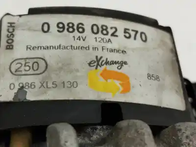 Peça sobressalente para automóvel em segunda mão alternador por citroen c4 berlina cool referências oem iam 0986082570  