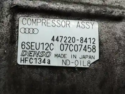 Автозапчасти б/у компрессор кондиционера воздуха за audi a4 b6 (8e2) 1.8 t ссылки oem iam 4472208412  