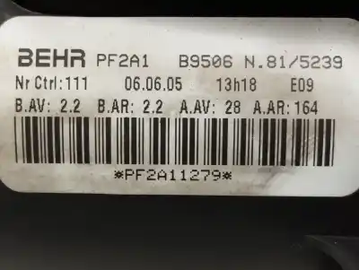 Second-hand car spare part heater blower motor for peugeot 307 (s1) xr clim oem iam references pf2a11279  