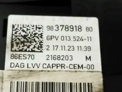 Pièce détachée automobile d'occasion PÉDALE D'ACCÉLÉRATEUR pour CITROEN C4 PICASSO PSA RHJ Références OEM IAM 9837891880  