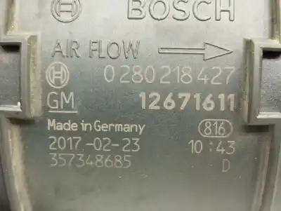 Piesă de schimb auto la mâna a doua DEBITMETRU pentru OPEL INSIGNIA A SEDÁN (G09) 1.6 CDTI (69) Referințe OEM IAM 12671611  