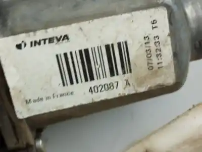 Second-hand car spare part driver left window regulator for renault kangoo ii (f/kw0) dynamique acción especial 103 cv / 76 kw oem iam references 402087  