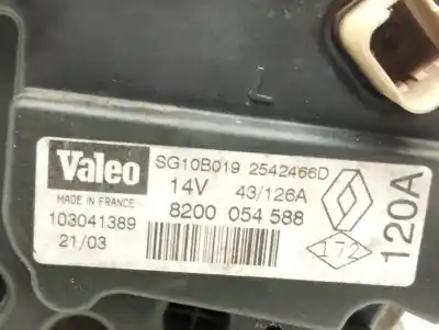Pezzo di ricambio per auto di seconda mano alternatore per renault scenic (ja..) 1.9 dci authentique 102 cv / 75 kw riferimenti oem iam 8200054588  