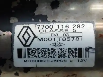 Peça sobressalente para automóvel em segunda mão motor de arranque por renault scenic (ja..) 1.9 dci authentique 102 cv / 75 kw referências oem iam 7700116282  