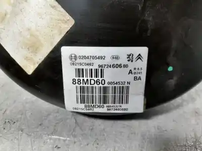 Peça sobressalente para automóvel em segunda mão servo freio por citroen c3 selection 95 cv / 70 kw referências oem iam 9672460680  