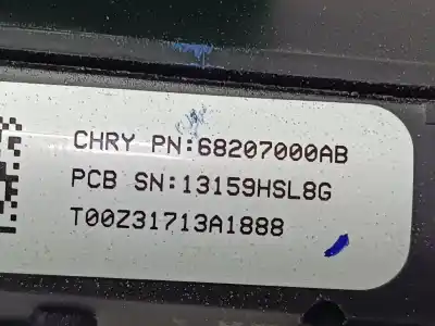 Second-hand car spare part start/stop button for fiat freemont (345) lounge oem iam references 68207000ab  