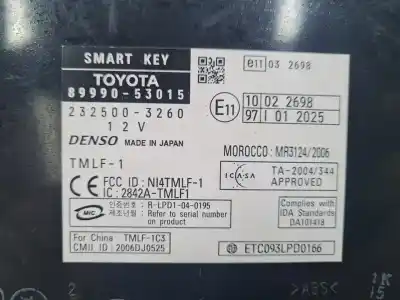 Pezzo di ricambio per auto di seconda mano modulo elettronico per lexus is200 (ds2/is2) 220d riferimenti oem iam 232500  