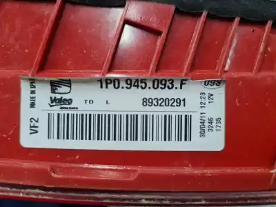 Peça sobressalente para automóvel em segunda mão farolim interior traseiro esquerdo por seat leon (1p1) fr referências oem iam 1p0945093f