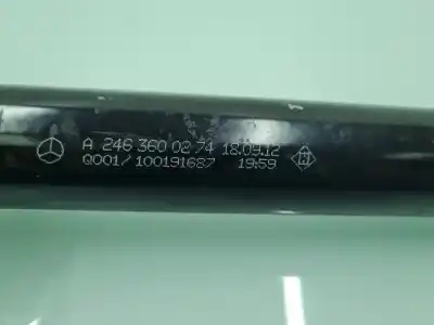Peça sobressalente para automóvel em segunda mão TRANSMISSÃO DIANTEIRA DIREITA por MERCEDES-BENZ CLASE A (W176)  Referências OEM IAM A2463600274  