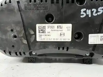 Автозапчастина б/у панель інструментів для seat leon st (5f8) 1.8 tsi посилання на oem iam 5f0920872j  