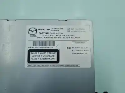 Автозапчасти б/у gps-навигационная система за mazda cx-5 2.2 turbodiesel cat 150 cv / 110 kw ссылки oem iam gkk966dv0  