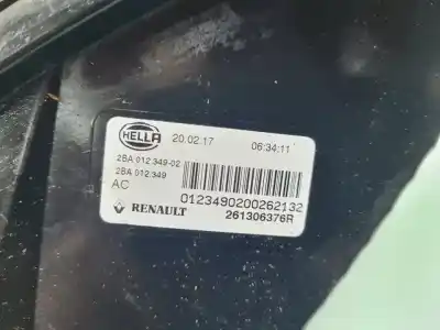 Second-hand car spare part various parts for renault megane iv berlina 5p gt-line oem iam references 261306376r  