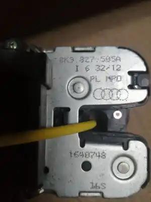 Second-hand car spare part trunk lock for audi a3 (8v) ambiente oem iam references 8k9827505a  