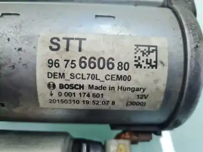 Pezzo di ricambio per auto di seconda mano motorino di avviamento per peugeot 308 sw active riferimenti oem iam 9675660680