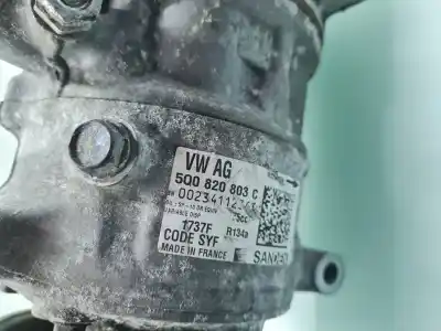 Автозапчасти б/у компрессор кондиционера воздуха за seat leon (5f1) 1.6 tdi ссылки oem iam 5q0820803  