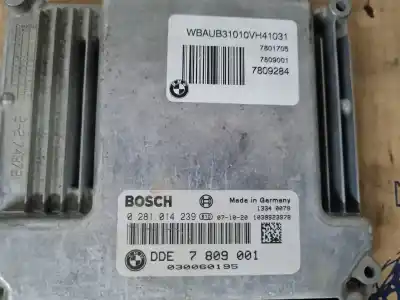 Tweedehands auto-onderdeel ECU MOTORCONTROLLER voor BMW SERIE 1 BERLINA (E81/E87)  OEM IAM-referenties DDE7809001, 0281014239  