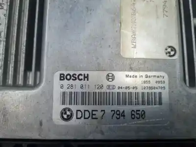 Piesă de schimb auto la mâna a doua unitate de control motor ecu pentru bmw serie 5 berlina (e60) 530d referințe oem iam dde7794650  