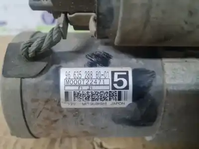 Pezzo di ricambio per auto di seconda mano motorino di avviamento per citroen c3 collection riferimenti oem iam 9663528880