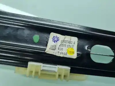 Second-hand car spare part passenger side right window regulator for seat ateca (kh7) reference oem iam references 575837462  