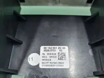 Second-hand car spare part multifunction display for citroen berlingo shine m oem iam references 98162661zd  