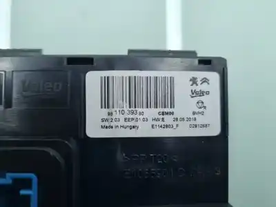 Second-hand car spare part electronic module for citroen berlingo shine m oem iam references 9811039380  