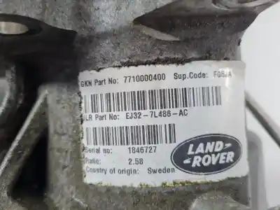 Second-hand car spare part FRONT DIFFERENTIAL for LAND ROVER EVOQUE  OEM IAM references 7710000400  