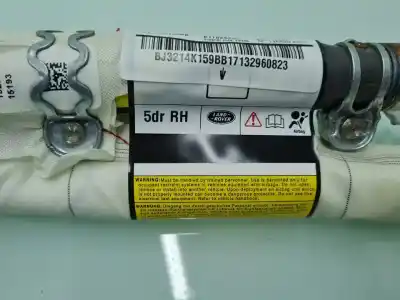 Peça sobressalente para automóvel em segunda mão airbag de cortina dianteiro direito por land rover evoque prestige referências oem iam 0589p1000084