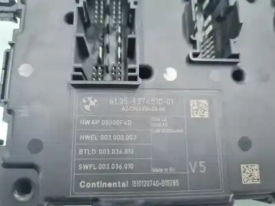 Автозапчастина б/у електронний модуль для bmw 4 coupé (f32, f82) 435 d xdrive посилання на oem iam 9374510