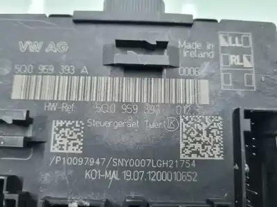 Peça sobressalente para automóvel em segunda mão módulo eletrônico por audi a3 (8v) ambiente referências oem iam 5q0959393  