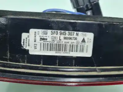Second-hand car spare part interior left tailgate light for seat leon (5f1) fr oem iam references 5f0945307n  