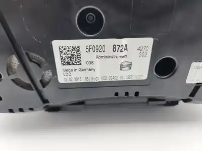 Peça sobressalente para automóvel em segunda mão quadrante por seat leon (5f1) 2.0 tdi referências oem iam 5f0920872a  