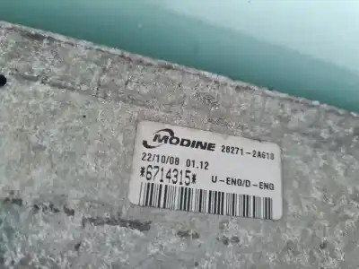 Second-hand car spare part intercooler for kia ceed emotion 116 cv / 85 kw oem iam references 6714315  